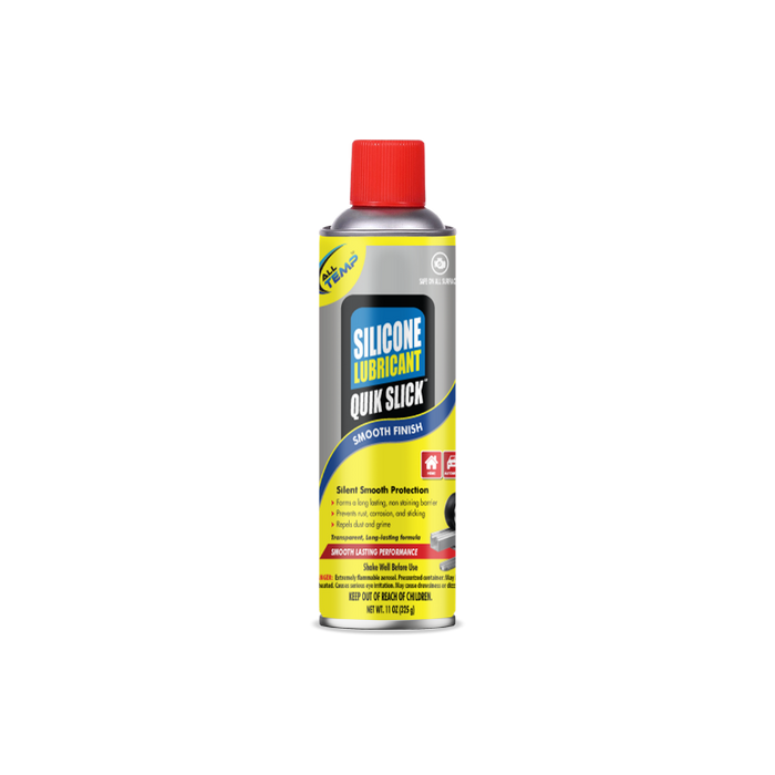 ALL TEMP - QUIK SLICK SILICONE LUBRICANT - 12/11 Oz | Bulk Pallet (168 Cases)