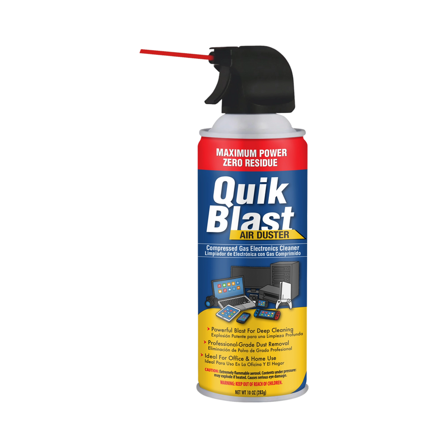 ALL TEMP - Quik Blast Air Duster 12/10 Oz | Bulk Pallet (168 Cases)