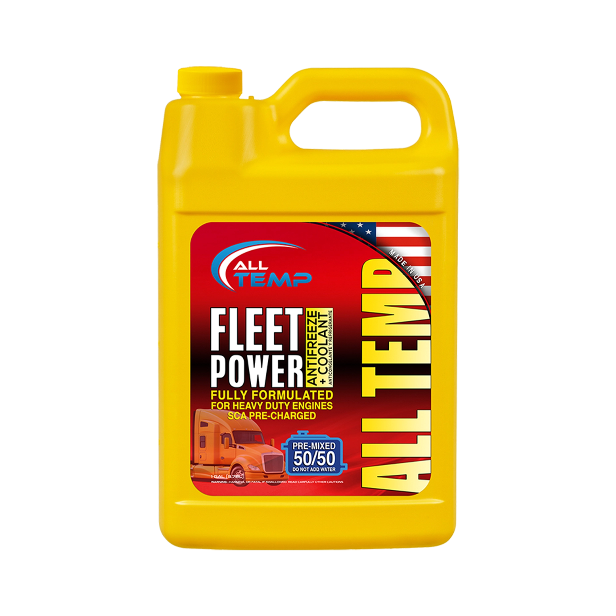 Fleet Power 50/50 - 6/1Gal | Bulk Pallet (36 Cases) by All Temp