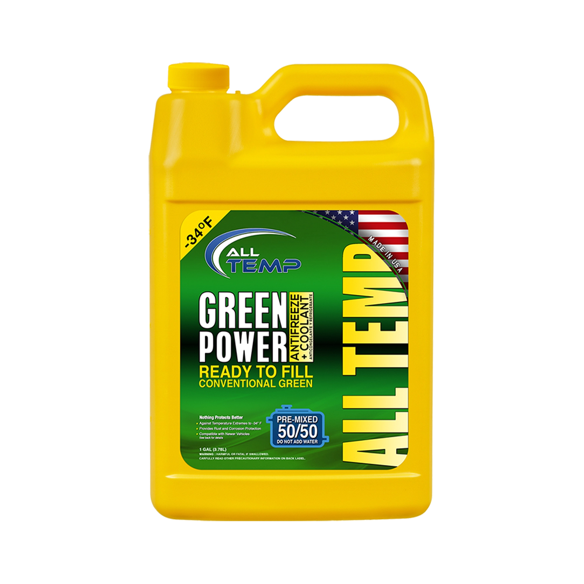 Green Power 5050 - 6/1Gal | Bulk Pallet (36 Cases) by All Temp