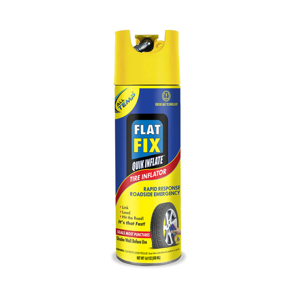 ALL TEMP - Flat Fix Quik Inflate 12/16.9oz | Bulk Pallet (168 Cases)