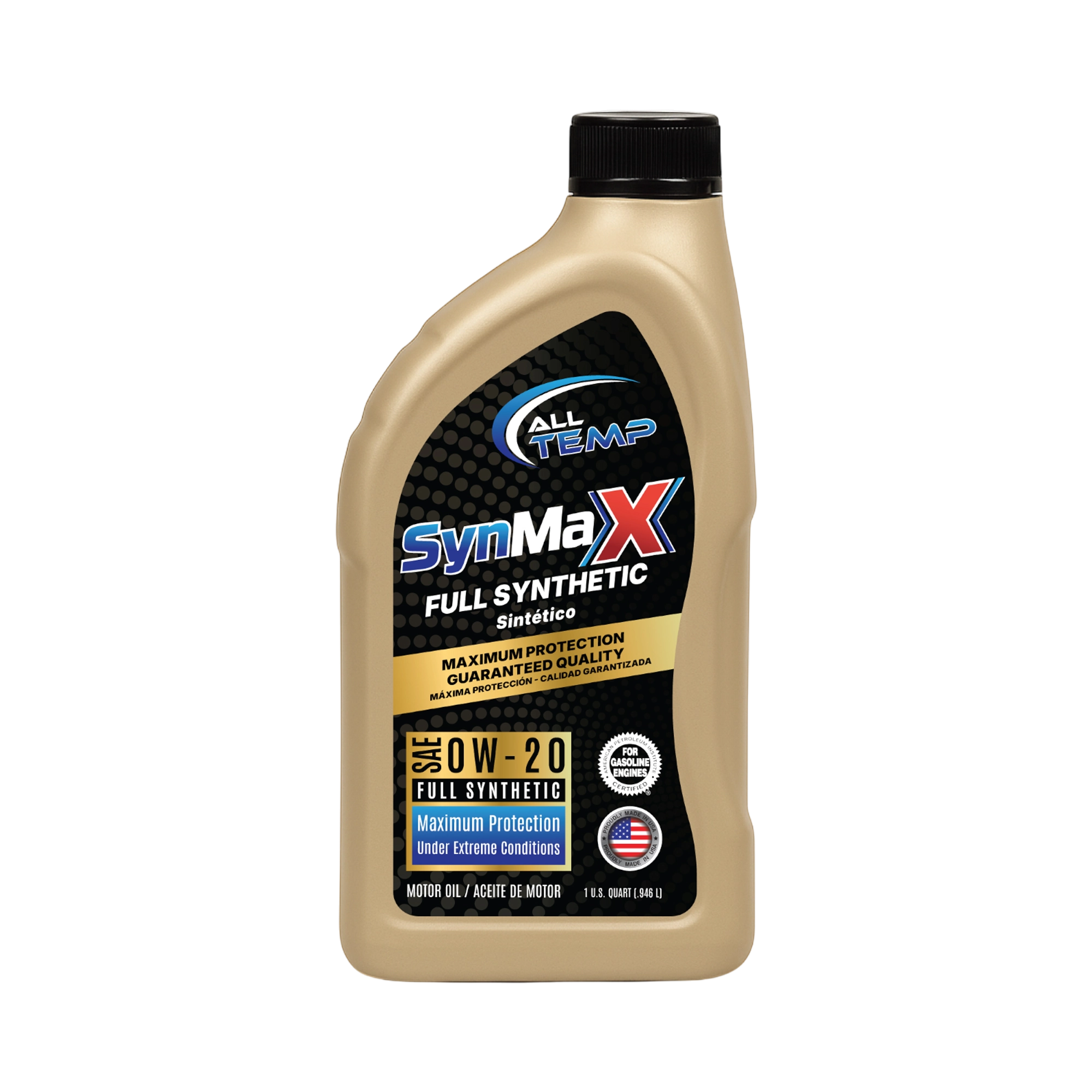 Syn Max - Full Synthetic 0W20 - 6/1qt | Bulk pallet (186 Cases) by All Temp