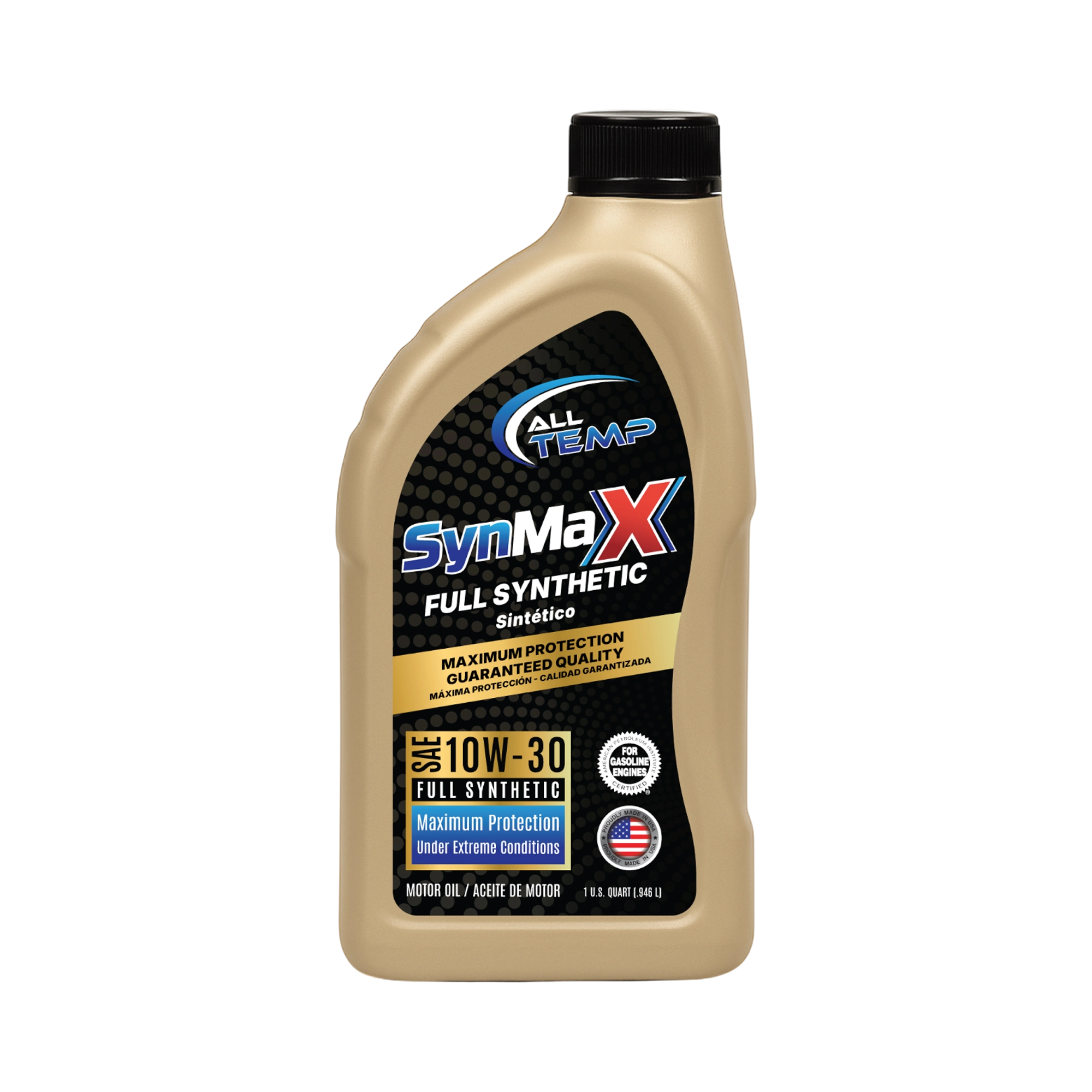 Syn Max - Full Synthetic 10W30 - 6/1qt | Bulk pallet (186 Cases) by All Temp
