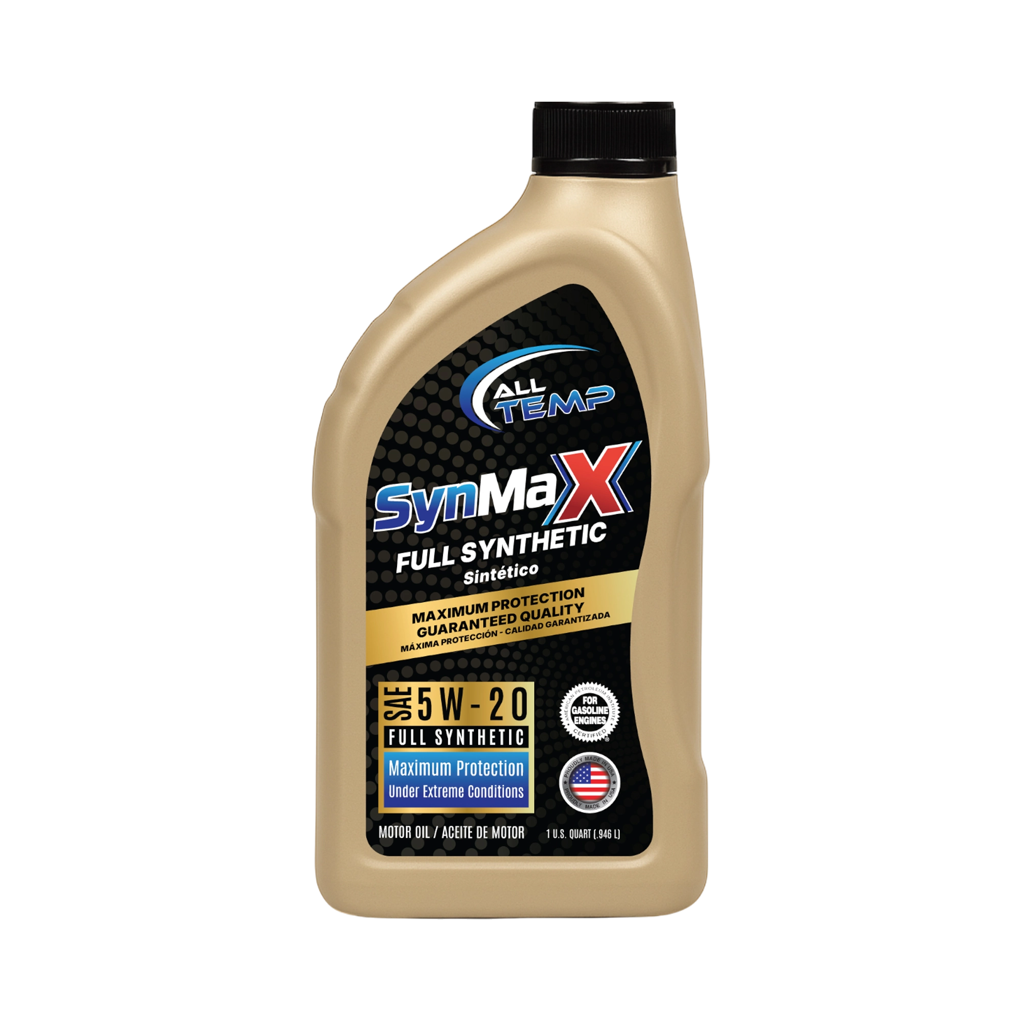 Syn Max - Full Synthetic 5W20 - 6/1qt | Bulk pallet (186 Cases) by All Temp