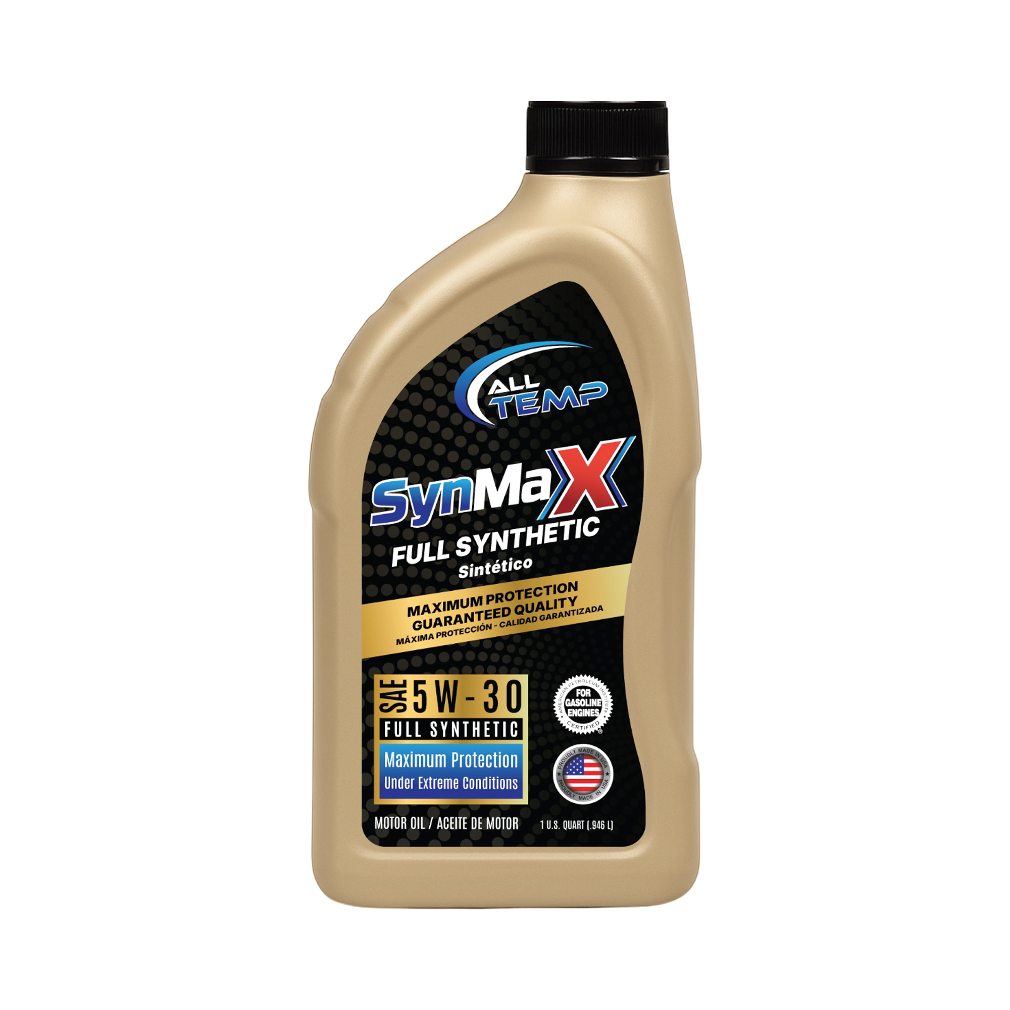 Syn Max - Full Synthetic 5W30 - 6/1qt | Bulk pallet (186 Cases) by All Temp