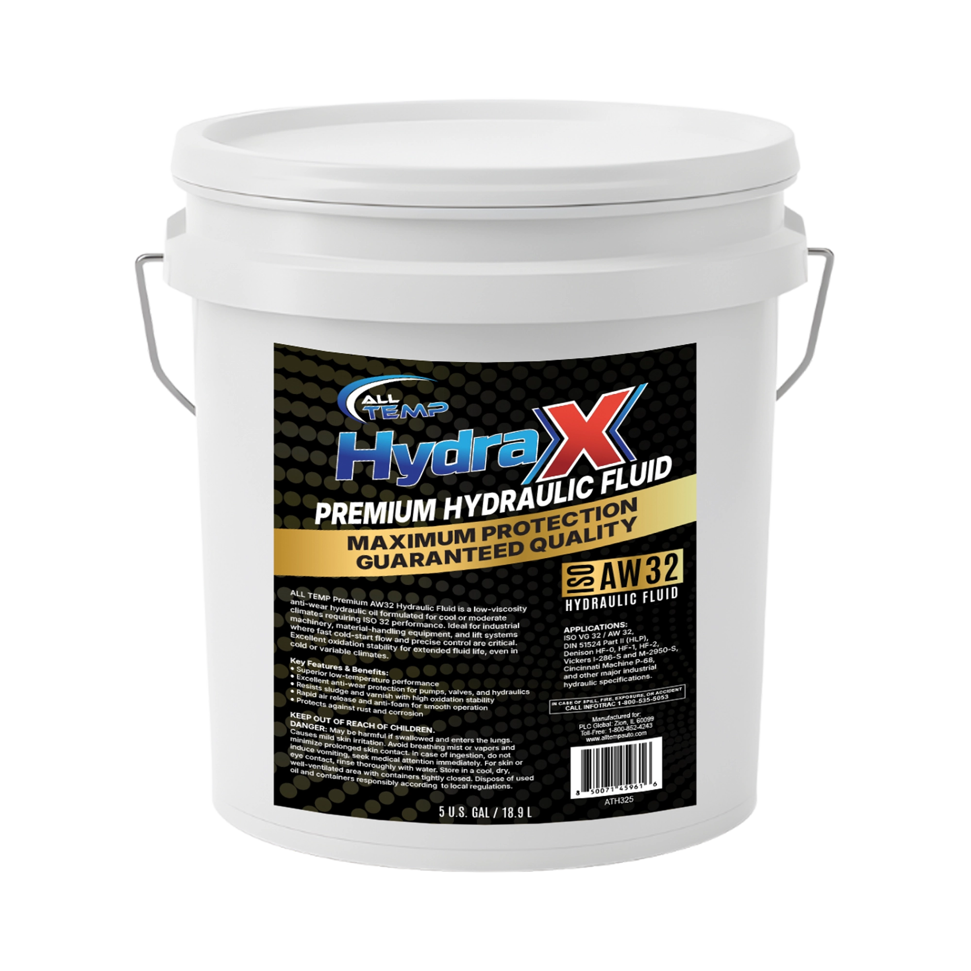HYDRA - AW ISO 32 3.5 Gal Pail | Bulk Pallet (35 Buckets) by All Temp
