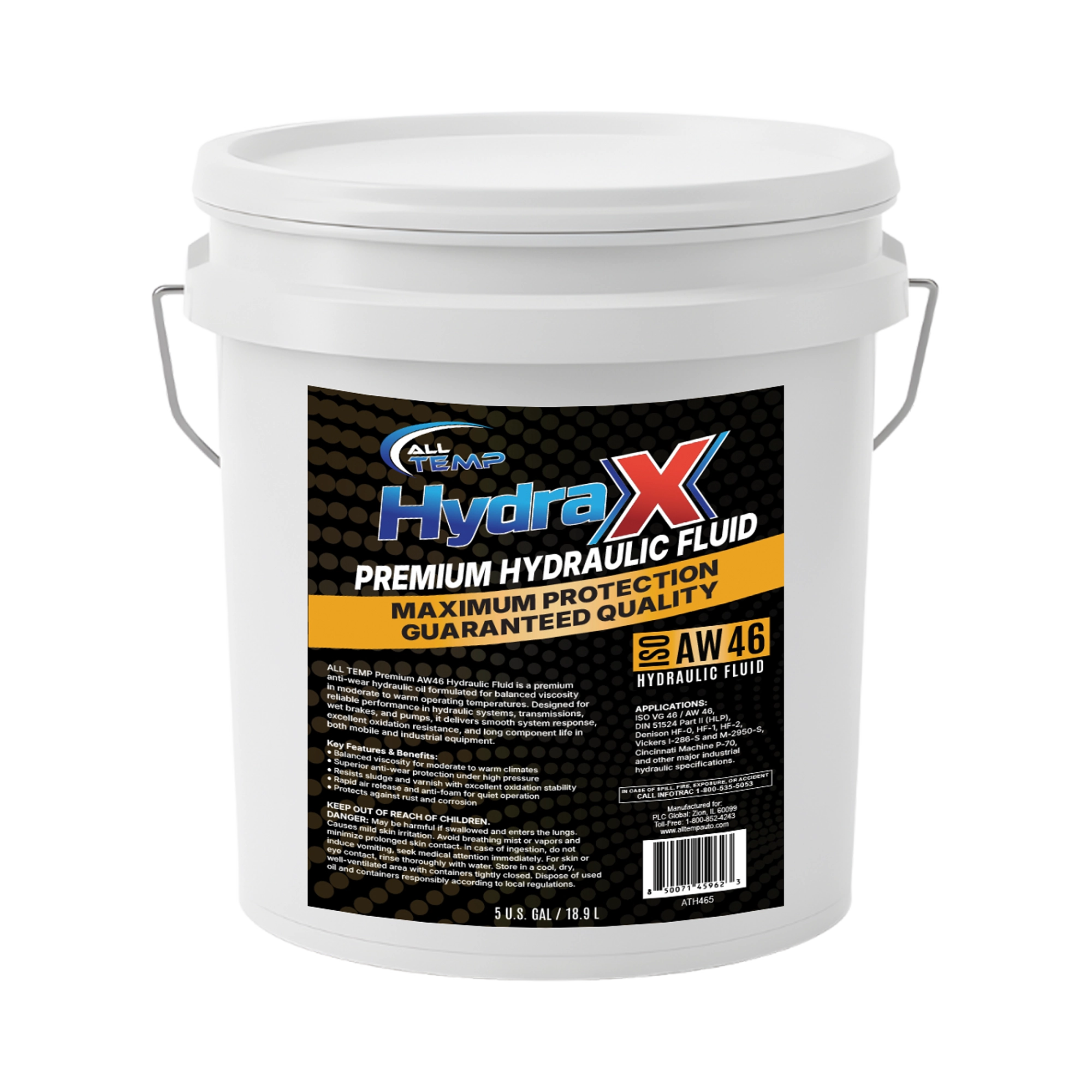 HYDRA - AW ISO 46 3.5 Gal Pail | Bulk Pallet (35 Buckets) by All Temp