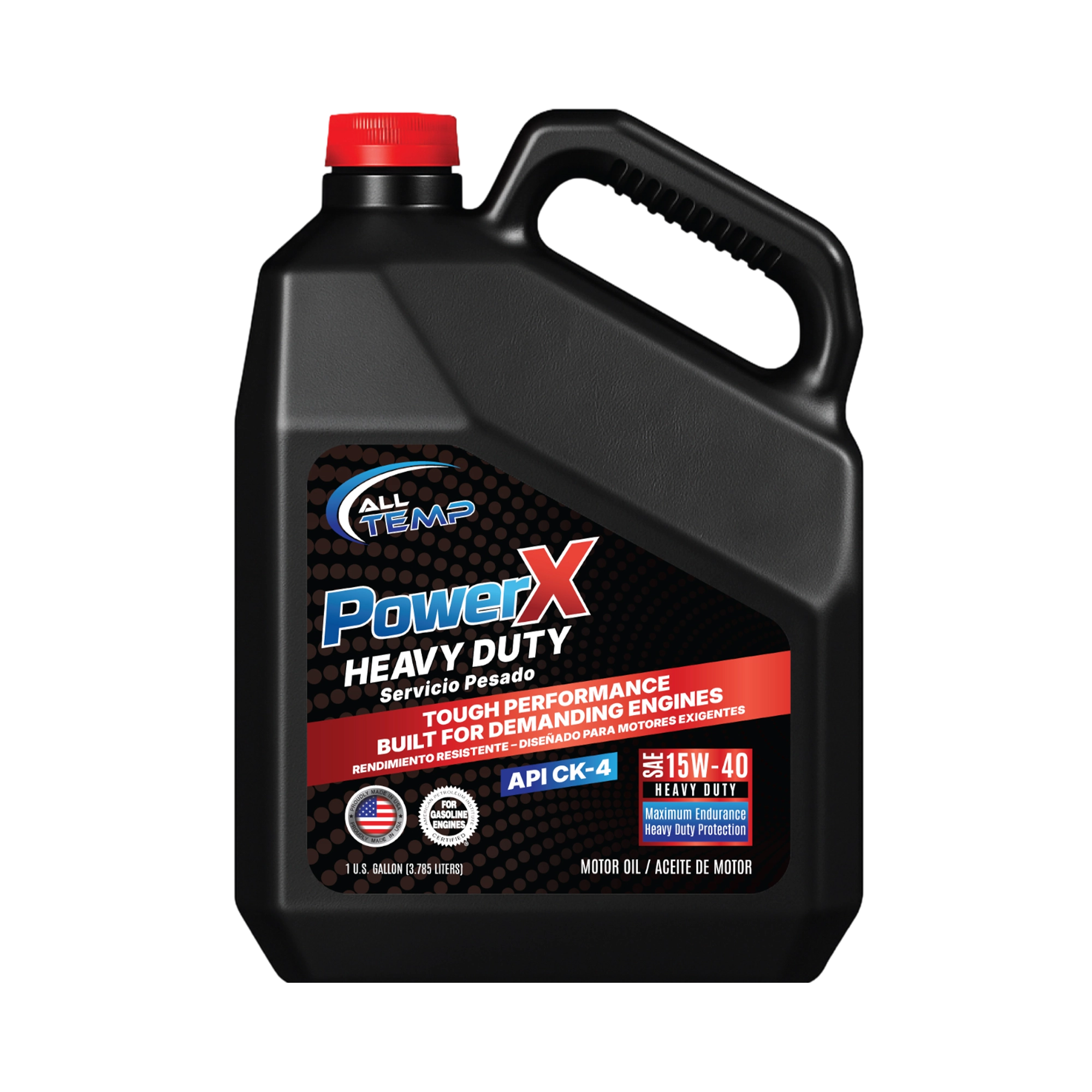 Powerx – Heavy Duty Engine Oil 15W-40 – 3/1 Gal | Bulk Pallet (64 Cases) by All Temp