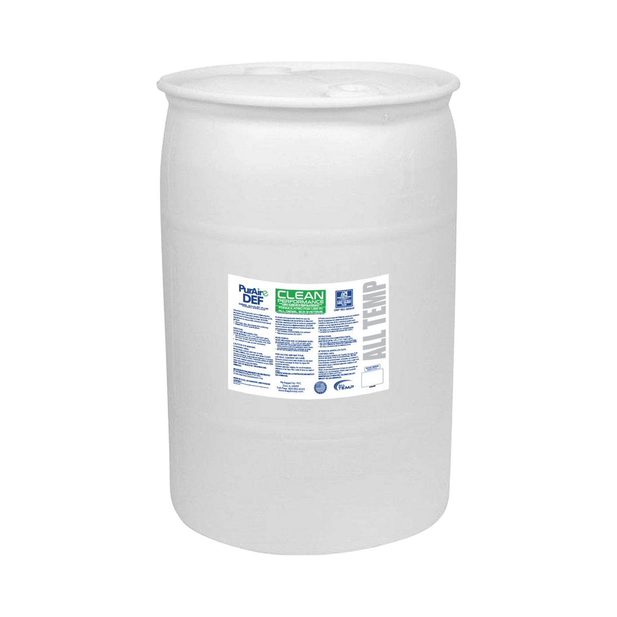 ALL TEMP - PurAire DEF 55 Gal Drum | Bulk Pallet (4 Drums)