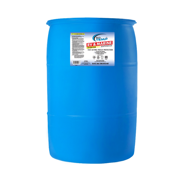 ALL TEMP - Pool/RV Antifreeze -50 - 55 Gallon | Bulk Pallet (4 Drums)