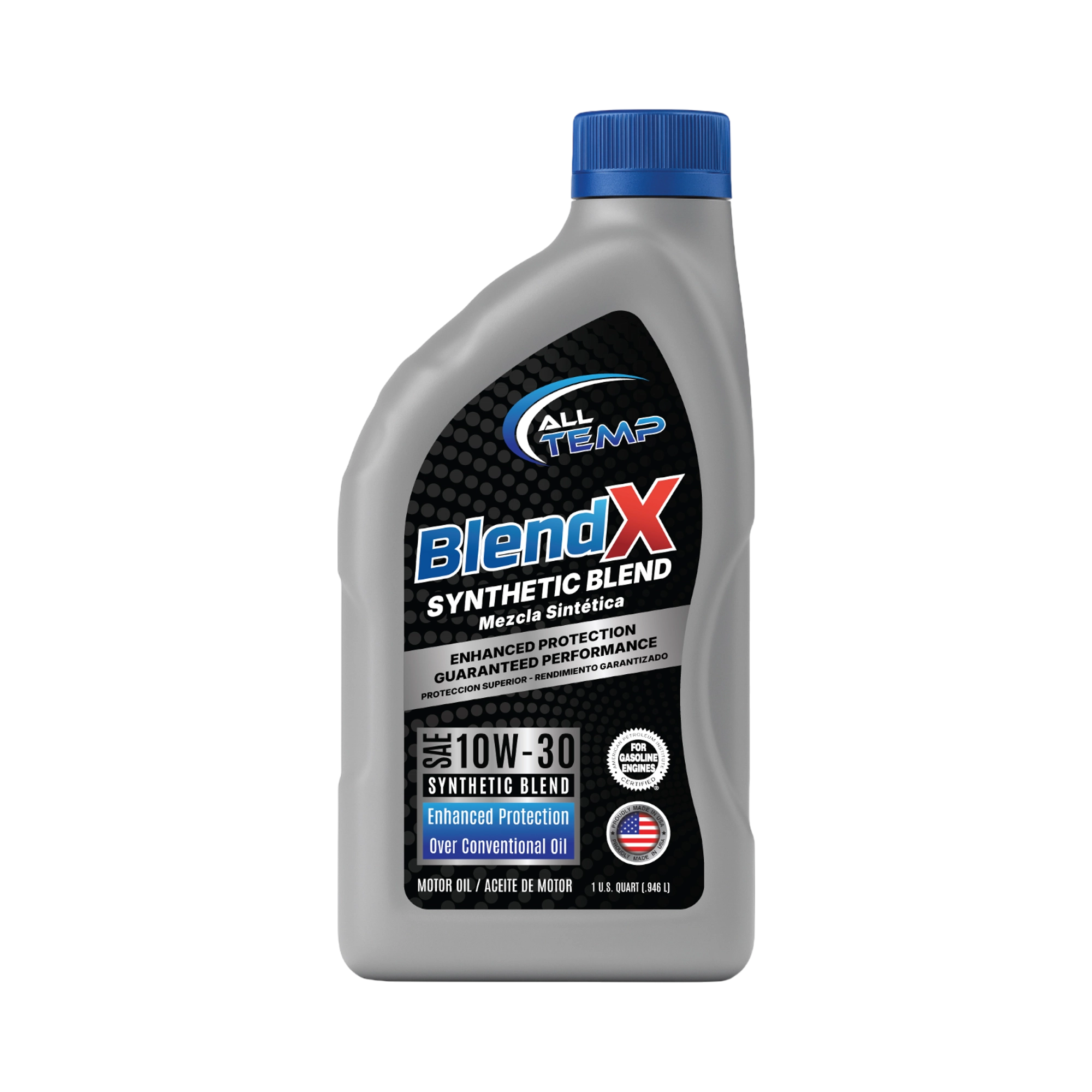 Blendx - Synthetic Blend 10W30 - 6/1qt | Bulk pallet (186 Cases) by All Temp