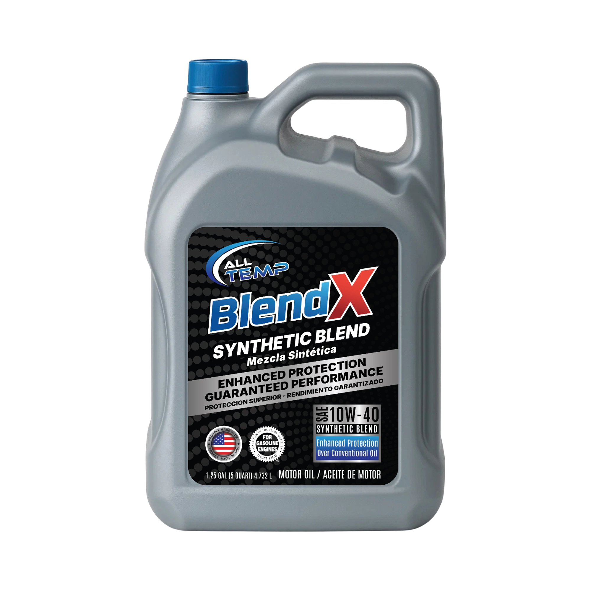 Blendx - Synthetic Blend 10W40 - 3/5qt | Bulk pallet (64 Cases) by All Temp