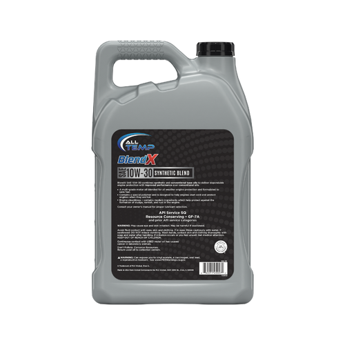ALL TEMP - BlendX - Synthetic Blend 10W30 - 3/5qt | Bulk pallet (64 Cases)