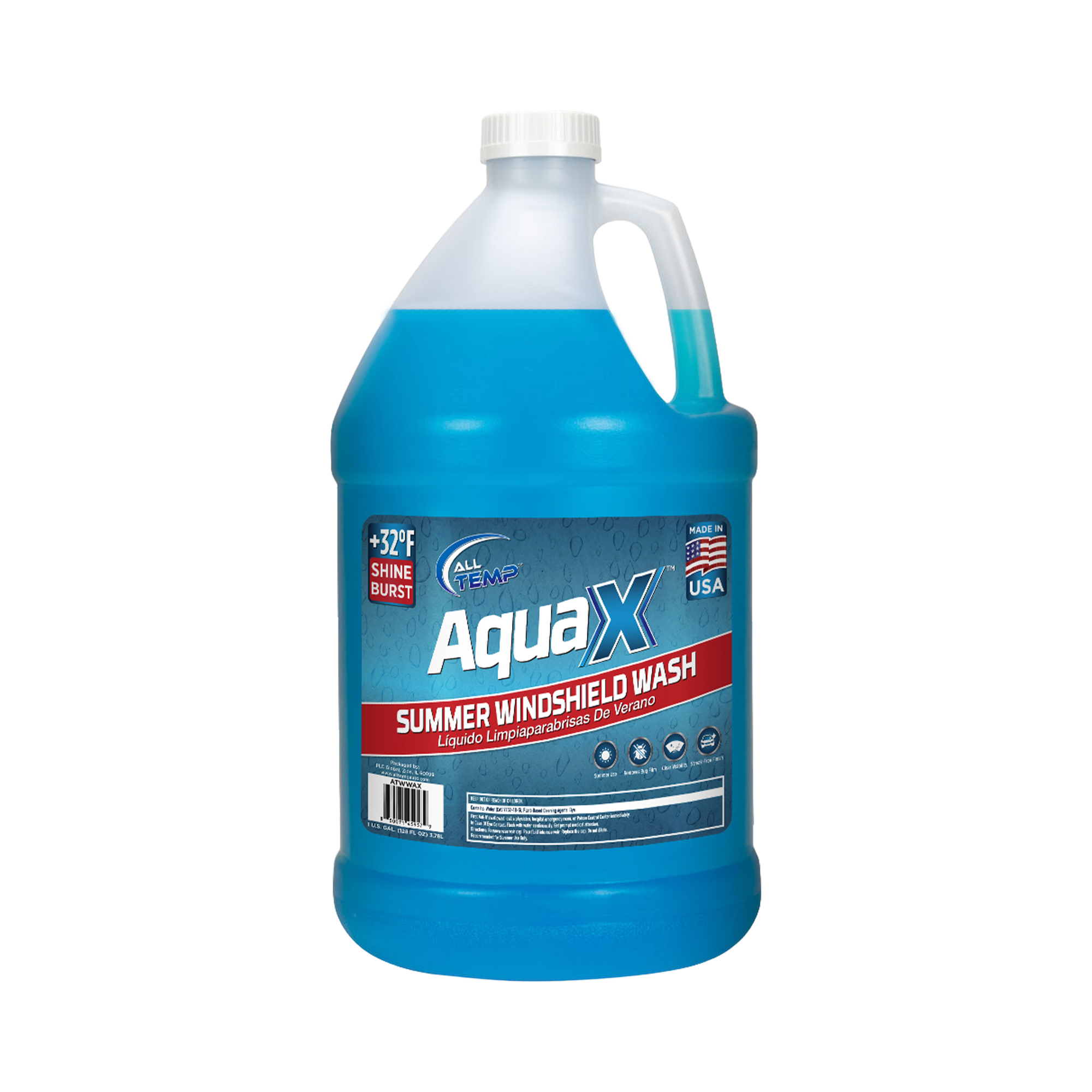 AquaX Wash +32 6/1Gal | Bulk Pallet (35 Cases) by All Temp
