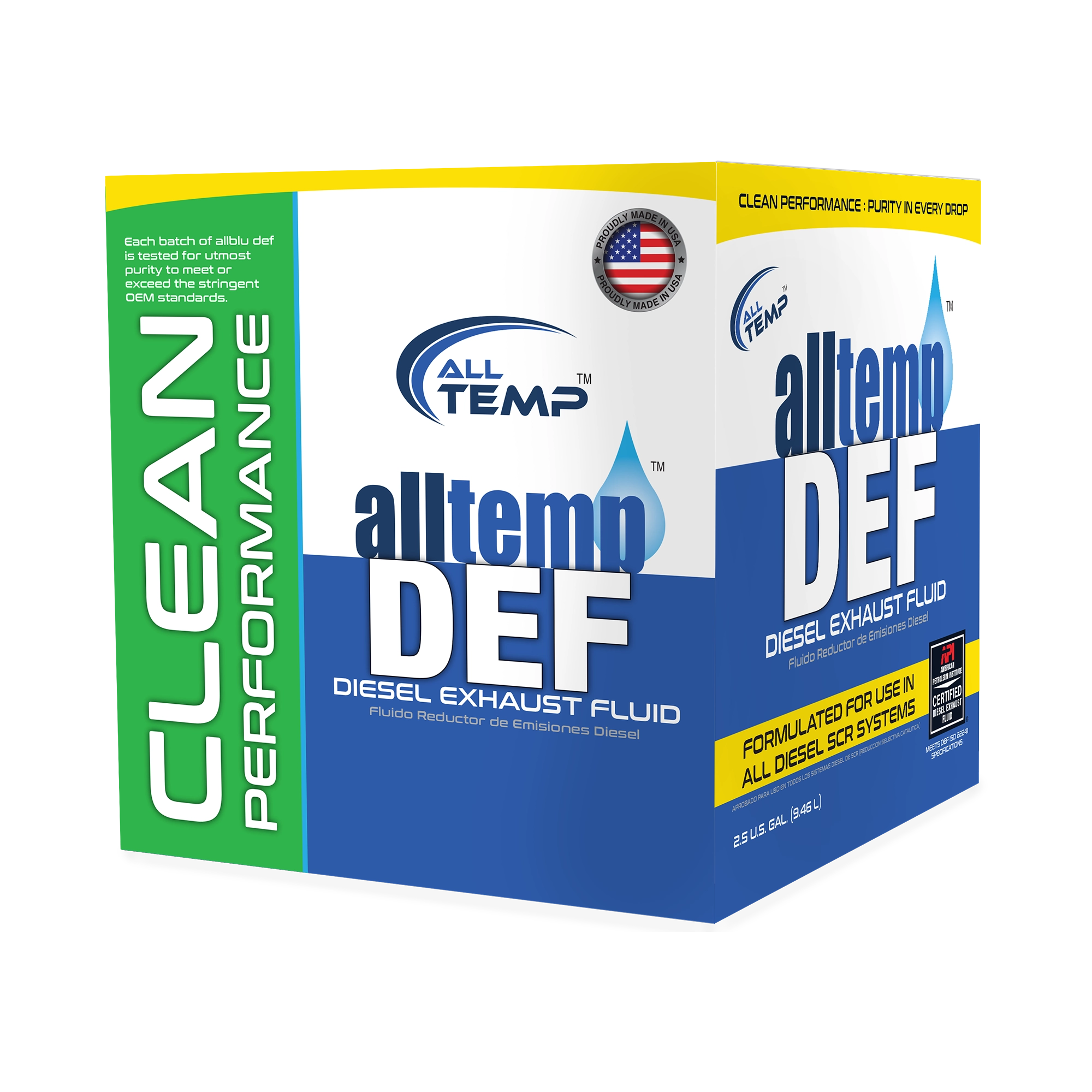 Def 2.5 Gallon | Bulk Pallet (80 Cases) by All Temp