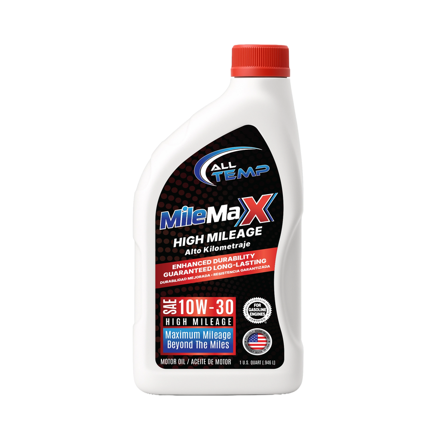 ALL TEMP - MileMaxX - High Milage Engine Oil 10W30 - 6/1qt | Bulk pallet (186 Cases)