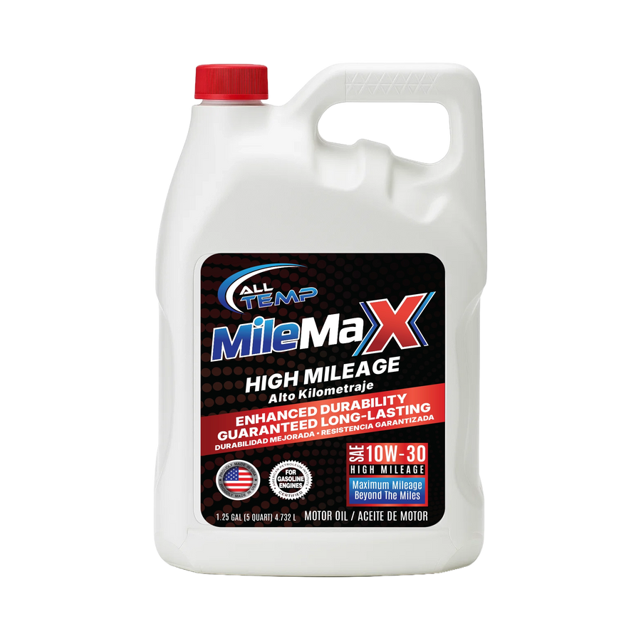 ALL TEMP - MileMaxX - High Milage Engine Oil 10W30 - 3/5qt | Bulk pallet (64 Cases)