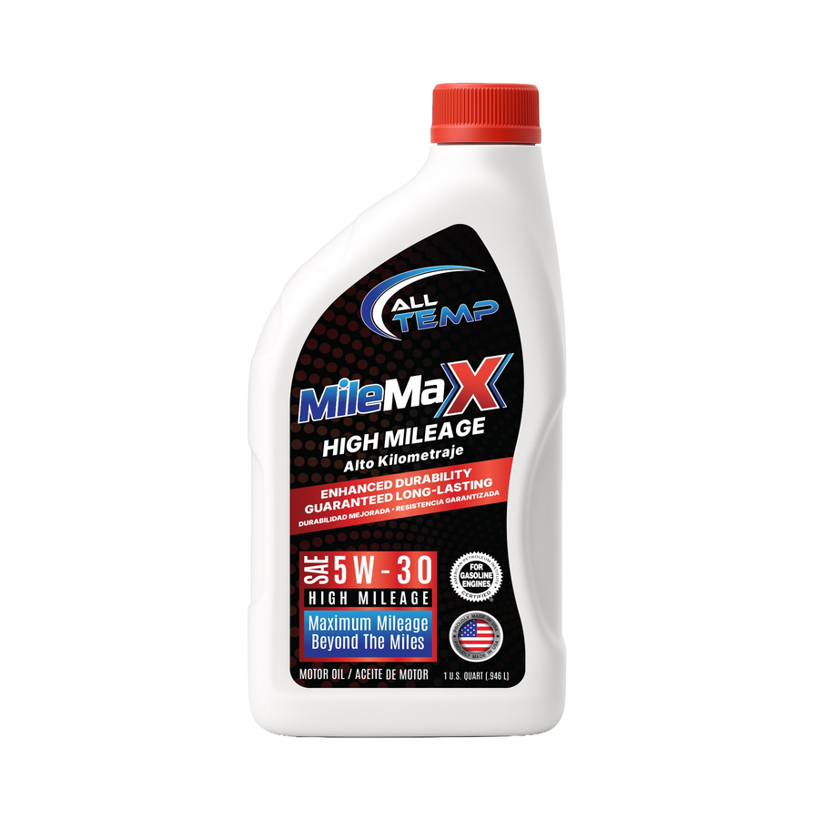 ALL TEMP - MileMaxX - High Milage Engine Oil 5W30 - 6/1qt | Bulk pallet (186 Cases)