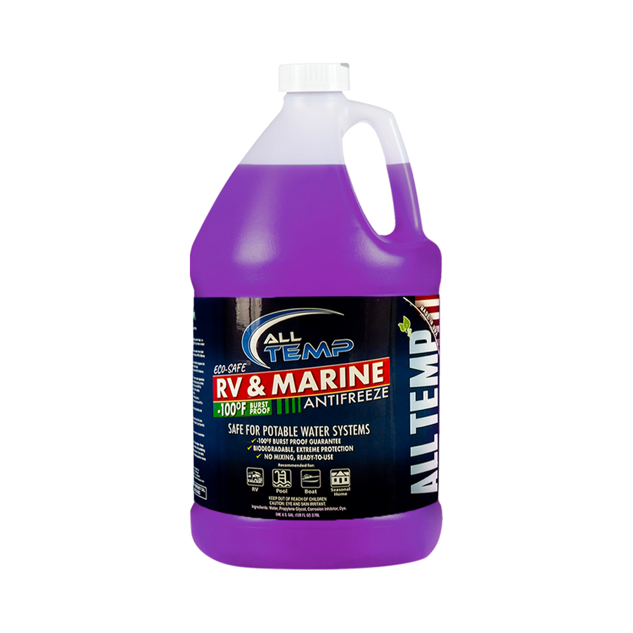 ALL TEMP - RV/Marine -100 Antifreeze - 6/1Gal | Bulk Pallet (35 Cases)