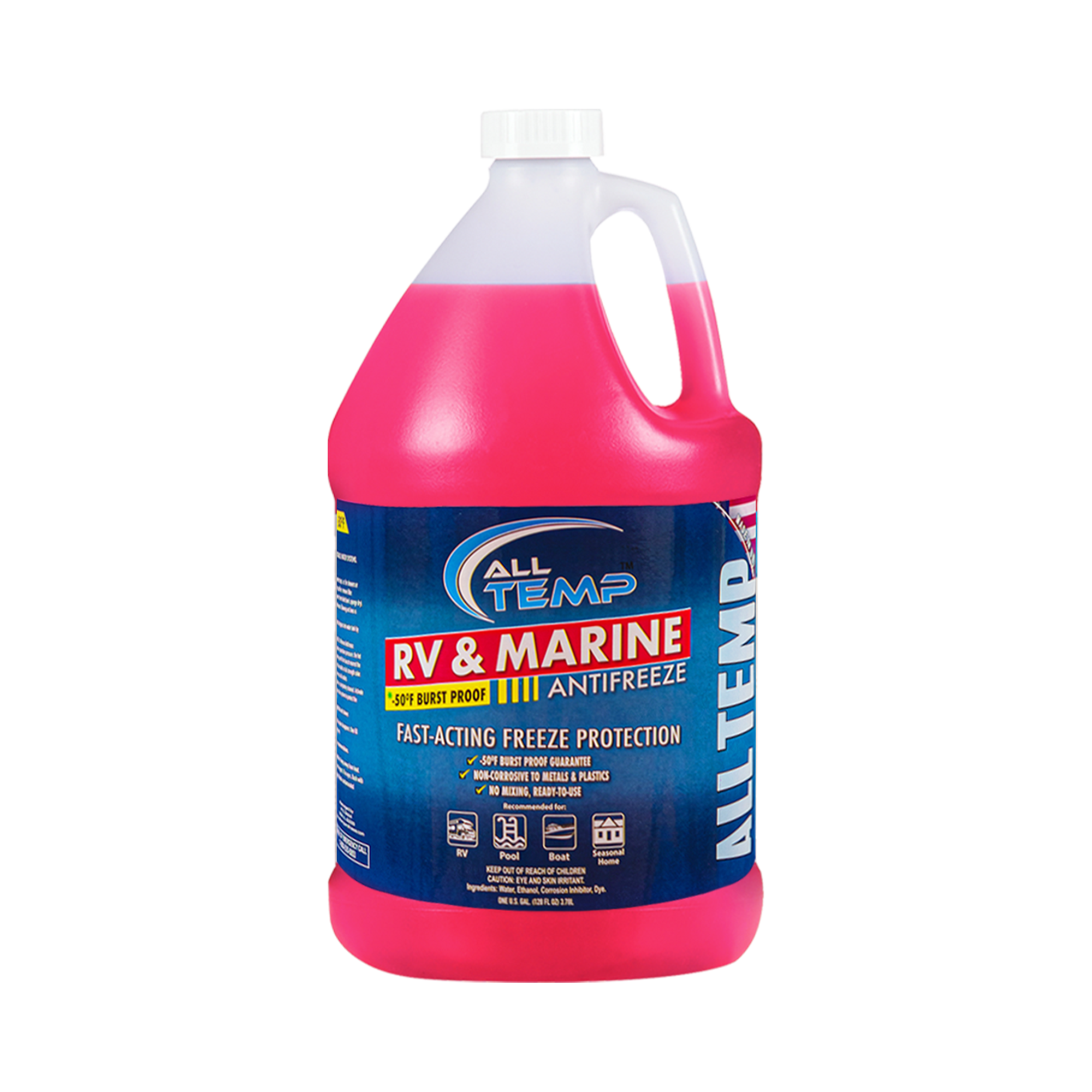 RV/Marine -50 Antifreeze - 6/1Gal | Bulk Pallet (35 Cases) by All Temp