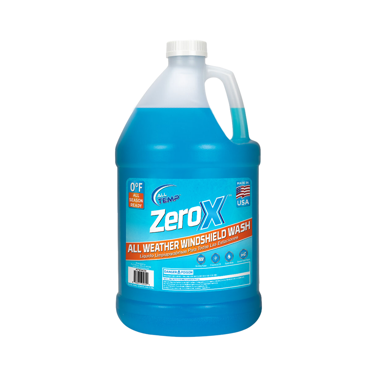 ALL TEMP - ZeroX Wash 0°F - 6/1Gal | Bulk Pallet (35 Cases)